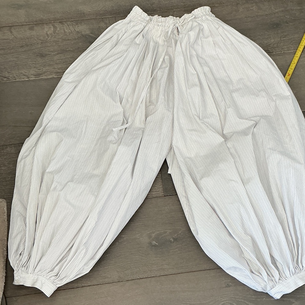 Zara Collection Striped Balloon Pants XS-S - Picture 4 of 7